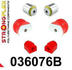 Σινεμπλόκ Πολυουρεθάνης Strongflex Μπροστά Πλήρες Kit BMW 5 II (81-88) E28,6 I (82-89) E24 - 6Tμχ - 80Sha - (036076B)