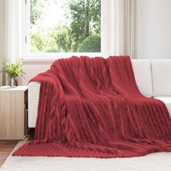 vidaXL Ριχτάρι Βεραμάν Κόκκινο 270 x 240 cm 1,66 kg Μαλλί