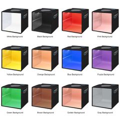 Photo Studio Cube-Box LED 25cm-thumb-2