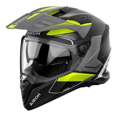 Κράνος Μηχανής Full Face/Adventure   Airoh Bandit Tune κίτρινο ματ