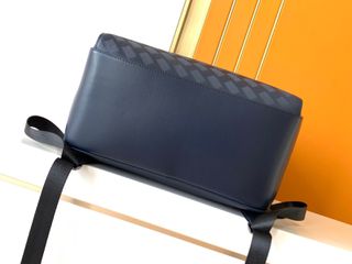 Mont Blanc Backpack High Quality Real Leather-thumb-1