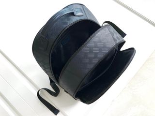Mont Blanc Backpack High Quality Real Leather-thumb-3