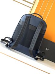Mont Blanc Backpack High Quality Real Leather-thumb-4
