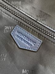 Mont Blanc Backpack High Quality Real Leather-thumb-8