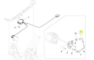 Πίπα Piaggio X10 350 4T 4V E3 2012-2015 ZAPM76201/ZAPM76200 1D000181