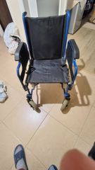 ALFA Care Standard AC- 42 Αναπηρικό Αμαξίδιο Πτυσσόμενο Μπλε