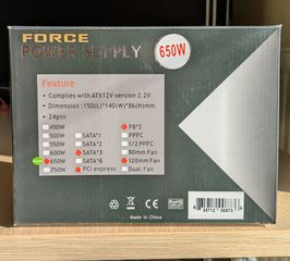 Τροφοδοτικό  PSU FORCE 650W-thumb-4
