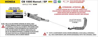 ARROW Indy Race EVO titanium silencer with carby end cap-thumb-1