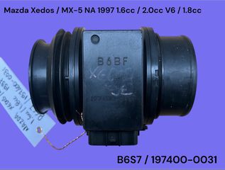 MAZDA XEDOS / MX-5 NA 1992-1998 ΜΕΤΑΧΕΙΡΙΣΜΕΝΑ ΑΝΤΑΛΛΑΚΤΙΚΑ ( Μετρητής μάζας αέρα airflow με κωδικό B6S7 / 197400-0031 κατάλληλος για αυτοκίνητα με κινητήρες βενζίνης 1.6cc / 1.8cc / 2.0cc V6 )