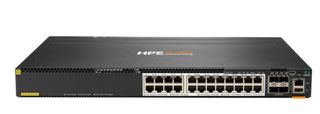 Aruba CX 6300 Switch 24-port PoE+ 100M/1G/2.5G/5G/10G – Layer 3 – Stackable – 1440W PoE – 2025