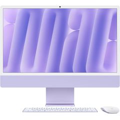 Apple iMAC24-PUR 24" Retina 4.5K, M4 CPU/GPU 10-core, 32GB RAM, 512GB SSD, macOS