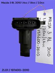 MAZDA 3 BL 2008-2014 ΜΕΤΑΧΕΙΡΙΣΜΕΝΑ ΑΝΤΑΛΛΑΚΤΙΚΑ ( Μετρητής μάζας αέρα airflow με κωδικό ZL01 / 197400-2010 κατάλληλος για αυτοκίνητα με κινητήρες βενζίνης 1.4cc / 1.6cc / 2.0cc )