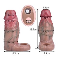 Huge Realistic Dildo Silicone Sleeve-thumb-2