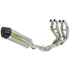 ARROW FULL SYSTEM TITANIUM FULL THUNDER COMPETITION STEEL END CAP YAMAHA YZF 600 R6 ’08-‘11