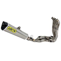 ARROW FULL SYSTEM TITANIUM FULL RACE-TECH COMPETITION STEEL END CAP KAWASAKI ZX-10R ’08-‘10