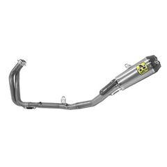 ARROW FULL SYSTEM TITANIUM FULL WORKS COMPETITION EVO CARBON END CAP HONDA CBR 500 R ’16-‘18