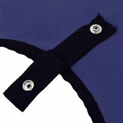 vidaXL Σαμάρι Ίππου Σκούρο μπλε 85 cm Πολυεστερική Φλις-thumb-6
