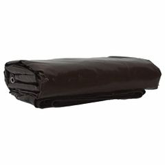 vidaXL Τέντα 650g / m² Καφέ 2 x 3 m Καμβάς με επικάλυψη PVC