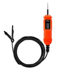 VEVOR Automotive Circuit Tester, 3 - 72 DCV Power Circuit Probe Tester with LED Screen and Lighting, Automotive Power Tester Probe with 11,5 ft / 3,5 m Cable, ABS Shell Electrical Detector Finder