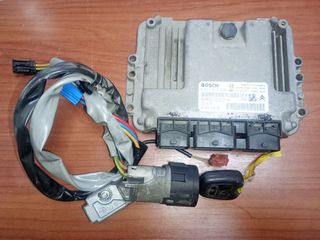 Εγκέφαλος - Κλειδαριά Τιμονιού Κλειδί CITROEN PEUGEOT   Berlingo Partner   1.6 HDI   0281012620,  9663944680,  EDC16C34