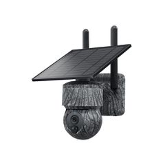 Smart ηλιακή κάμερα κυνηγού SECTEC ST-517C με ανάλυση 3MP, 4G, PIR ανίχνευση κίνησης, περιστροφή PTZ, υποστήριξη SD και στεγανότητα IP65