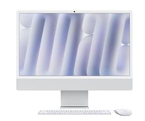 Apple iMac 24" Retina 4.5K Apple M4 (10-core CPU, 10-core GPU, 16-core Neural Engine), 16GB RAM, 256GB SSD, Silver
