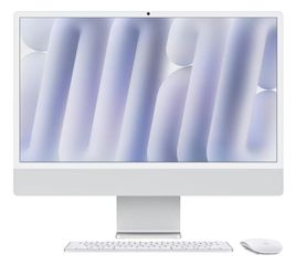 Apple iMac 24" Retina 4.5K Apple M4 (10-core CPU, 10-core GPU, 16-core Neural Engine), 16GB RAM, 512GB SSD, Silver