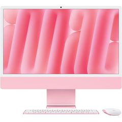 Apple MWV53RO/A iMac 24" Retina 4.5K Apple M4 10-core CPU / 10-core GPU, 16GB RAM, 1TB SSD, Pink