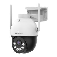 Smart κάμερα ασφαλείας POWERTECH PT-1339 με ανάλυση 3MP, WiFi, περιστροφή PTZ, υποστήριξη SD και στεγανότητα IP66