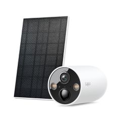 Smart ηλιακή κάμερα εξωτερικού χώρου TP-LINK Tapo C425 KIT με ανάλυση 2K, Wi-Fi και στεγανότητα IP66