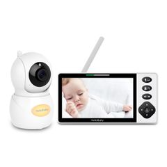 Ενδοεπικοινωνία μωρού HELLOBABY HB6084L με κάμερα, οθόνη 5.5", ανάλυση 720p και περιστροφή PTZ