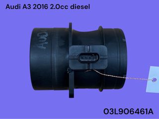 AUDI A3 2014-2020 ΜΕΤΑΧΕΙΡΙΣΜΕΝΑ ΑΝΤΑΛΛΑΚΤΙΚΑ ( Μετρητής μάζας αέρα airflow με κωδικό 03L906461A κατάλληλος για αυτοκίνητα με κινητήρες πετρελαίου 2.0cc )