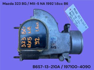MAZDA 323 BG / MX-5 NA 1990-1995 ΜΕΤΑΧΕΙΡΙΣΜΕΝΑ ΑΝΤΑΛΛΑΚΤΙΚΑ ( Μετρητής μάζας αέρα airflow με κωδικό B6S7-13-210A / 197100-4090 κατάλληλος για αυτοκίνητα με κινητήρες βενζίνης 1.6cc )