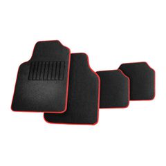 ΔΑΠΕΔΑ ΜΟΚΕΤΑ COMFORT+ ΜΑΥΡΟ-KOKKINO FULL SET 4ΤΜΧ IDEAL SIZE