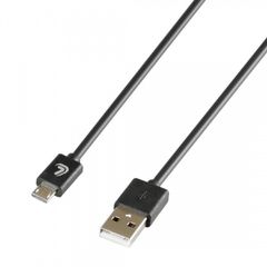 ΚΑΛΩΔΙΟ ΦΟΡΤΙΣΗΣ ΚΑΙ ΣΥΓΧΡΟΝΙΣΜΟΥ 1Μ MICRO USB ESSENTIALS LINE (ΜΑΥΡΟ)