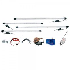 ΚΙΤ ΦΩΤΙΣΜΟΥ UNDERCAR BLUE 2 X 86cm + 2 X 120cm ΜΕ ΚΟΝΤΡΟΛ FLEXIBLE SIMONI RACING