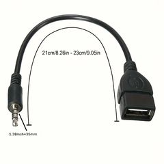 ΑΝΤΑΠΤΟΡΑΣ AUX 3.5MM ΣΕ USB