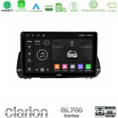 Clarion GL700 Series 8Core Android13 4+64GB Dacia Sandero/Logan/Jogger 2022- Navigation Multimedia Tablet 9" Με Carplay & Andr