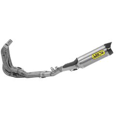 ARROW FULL SYSTEM TITANIUM THUNDER COMPETITION CARBON END CAP YAMAHA YZF 600 R6 ’17-‘20