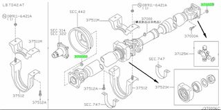 ΠΑΞΙΜΑΔΙ  NISSAN NAVARA D40  37171VC30A
