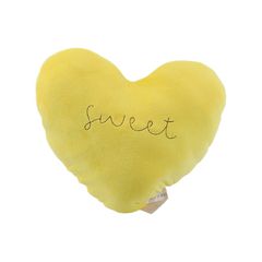 Μαξιλάρι καρέκλας Καρδιά - 40cm - 720194 - Yellow