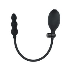 Double Head Inflatable Silicone Anal Plug-thumb-1
