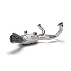 AKRAPOVIC ΛΑΙΜΟΙ TITANIUM END CAP CARBON BMW R 1300 GS/ ADVENTURE '23-'26 EVOLUTION