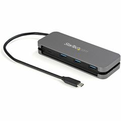 USB Hub Startech HB30CM3A1CB Μαύρο Γκρι Μαύρο/Γκρι