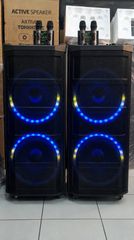 Ηχεια σετ 4χ15 ιντσες 2400watt + 2400 watt bluetooth