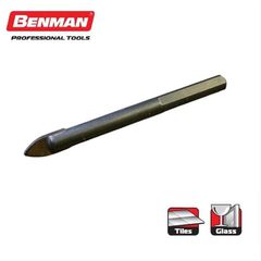 Τρυπάνι γυαλιού Benman με τριπλευρο στέλεχος (3 flat shank)-thumb-1