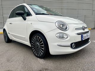 Fiat 500 2016 Γυάλινη Ανοιγόμενη Ηλεκτρ. Οροφή Οθονη 105 HpΔΕΡΜΑΤΙΝΑ-CLIMA