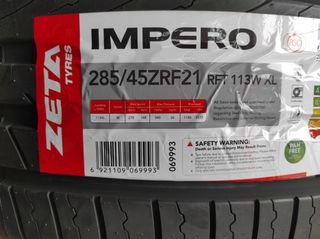 285/45/ΖR21 4 EΛΑΣΤΙΚΑ ΚΑΙΝΟΥΡΓΙΑ ZETA ΕΝΙΣΧΥΜΕΝΑ............ETOΣ ΠΑΡΑΓΩΓΗΣ 2026 RUN-FLAT 285/45/ΖR21 113W XL ..........ΜΕ ΦΠΑ-thumb-3