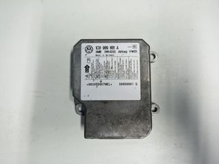 Εγκέφαλος / Μονάδα Ελέγχου Αερόσακων ( Airbag Control Unit - ACU ) SKODA FABIA (Βενζίνη) 2004  με κωδικούς  1C0 909 601 A ,  5WK43123 ,  VW51 ,  38050801 G