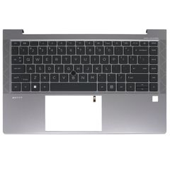 Πληκτρολόγιο - Laptop Keyboard Palmrest για HP ZBook Firefly 14 G8 14 G7 M36447-001 M36312-001 M07131-001 M36447-001 M07090-001 M36446-151 M36446-251 M36446-001 US Backlight Pointer Gray ( Κωδ.40943US
